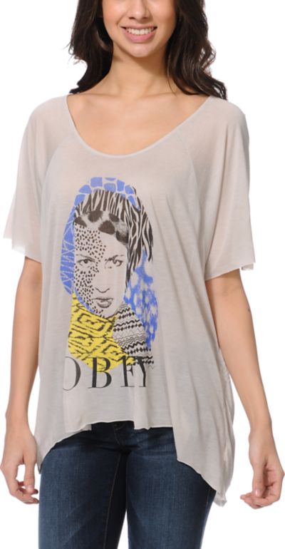 Obey High Jungle Grey Harmony Top
