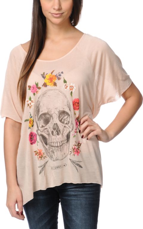 Obey Reincarnation Khaki Harmony Top