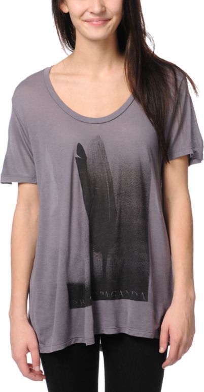 Obey Birds Of A Feather Mauve Purple Beau Tee Shirt