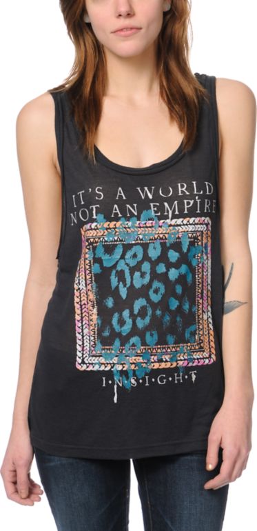 Insight Empire Black Tank Top