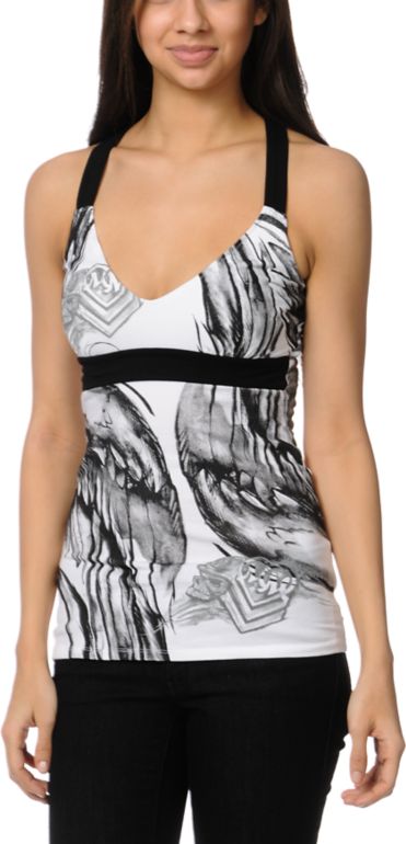 Metal Mulisha Enamour White Tank Top
