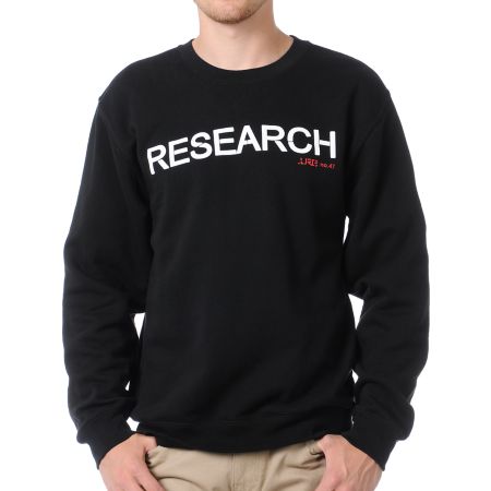 LRG Research Black Crew Neck Sweatshirt