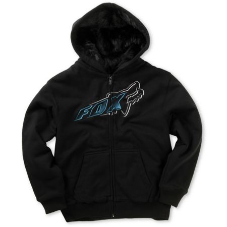 Fox Boys Accelerate Sasquatch Black Zip Up Hoodie