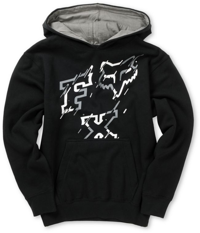 Fox Boys Disorder Black Pullover Hoodie