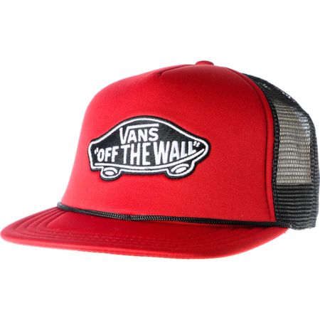 Vans Red & Black Classic Patch Snapback Trucker Hat