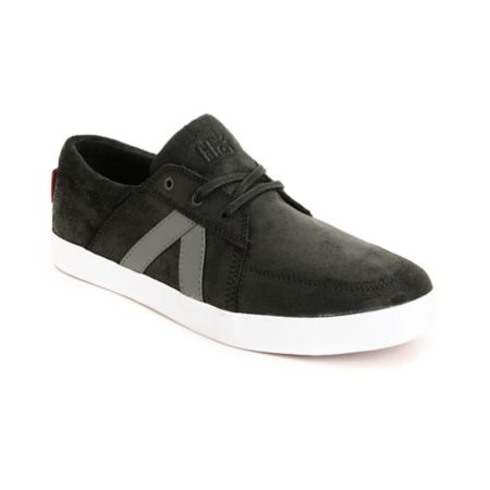 Habitat Austyn Black Waxed Skate Shoes
