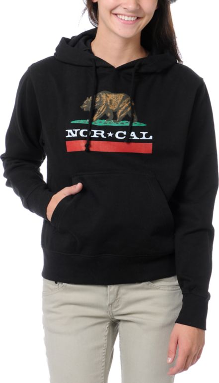 Nor Cal Girls Republic Black Pullover Hoodie