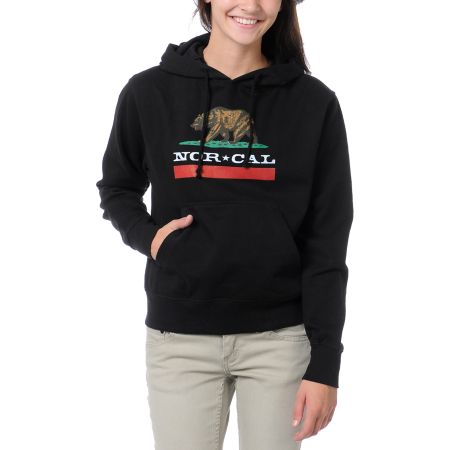 Nor Cal Girls Republic Black Pullover Hoodie