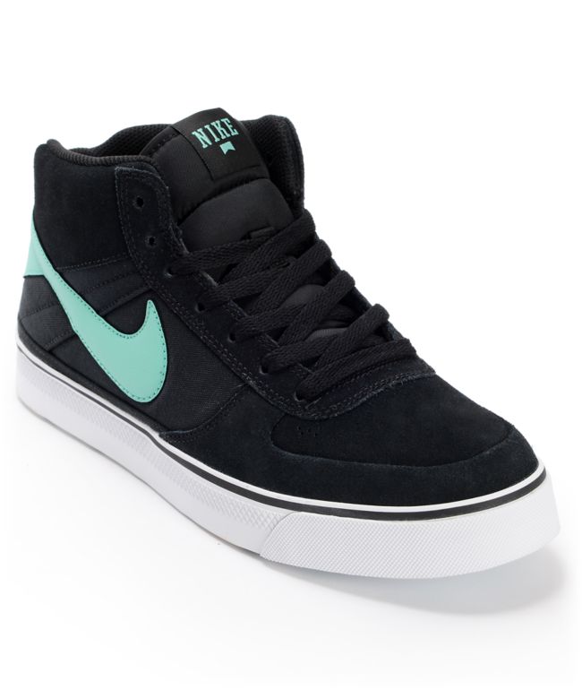 Nike Mavrk Mid 2 Black, White & Mint Skate Shoe
