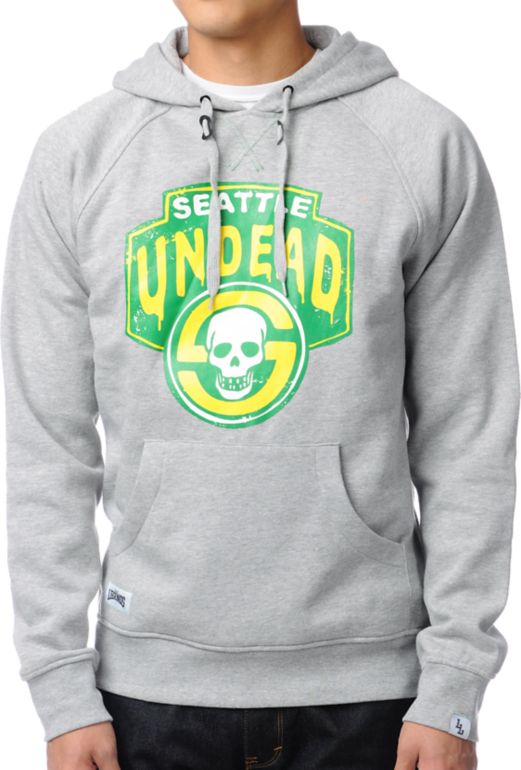 Local Legends Seattle Undead Grey Pullover Hoodie