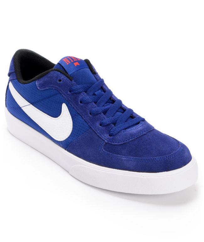 Nike Mavrk Low Royal Blue & White Skate Shoe
