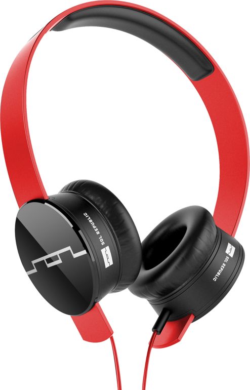 SOL REPUBLIC Tracks V8 Red Headphones