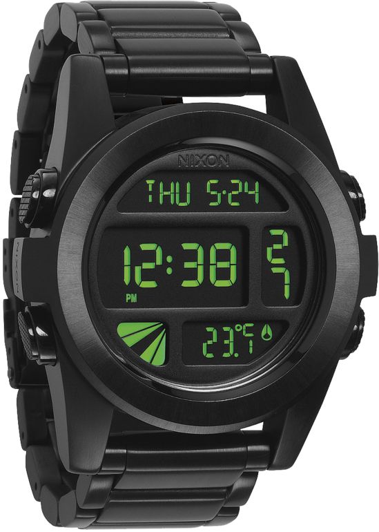 Nixon The Unit SS All Black Digital Watch