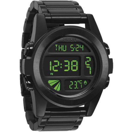 Nixon The Unit SS All Black Digital Watch
