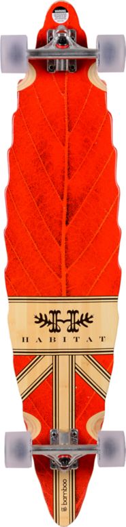Habitat Autumn Leaf Lines 41 Longboard Complete