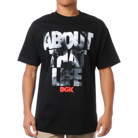 DGK About That Life Black Tee Shirt