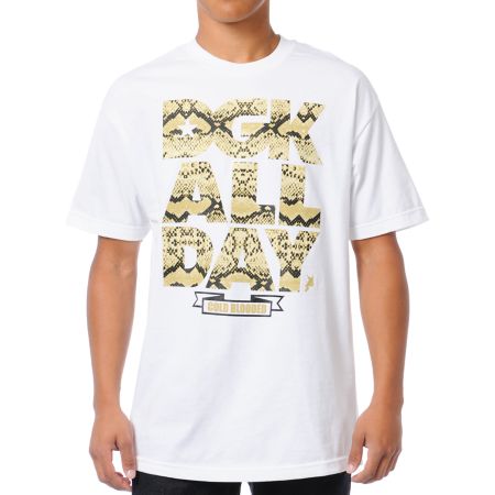 DGK Wild Life White Tee Shirt