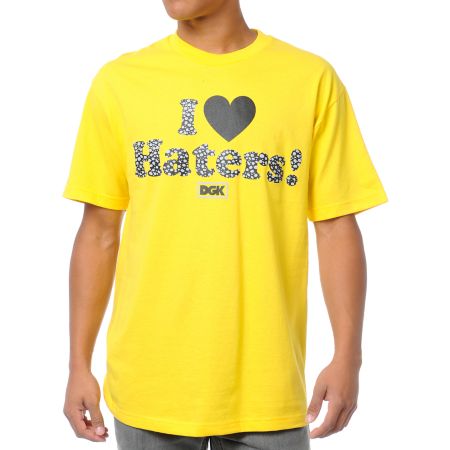 DGK Safari Haters Yellow Tee Shirt