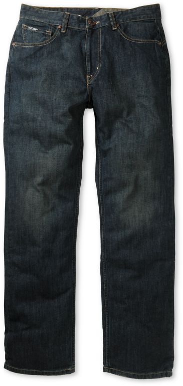Volcom Black Bart Dark Blue Regular Fit Jeans