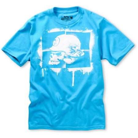 Metal Mulisha Boys Rush Turquoise Tee Shirt