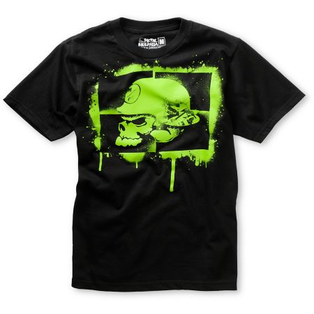 Metal Mulisha Boys Rush Black Tee Shirt
