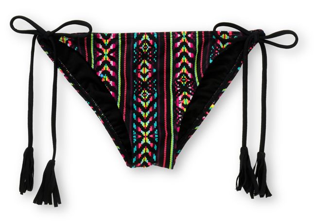 Billabong Diem Tribal Print Side Tie Bikini Bottom