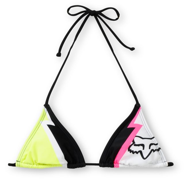 Fox Girls Faster Than Lightning Triangle Bikini Top