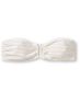 Reef Spirit White Crochet Bandeau Bikini Top