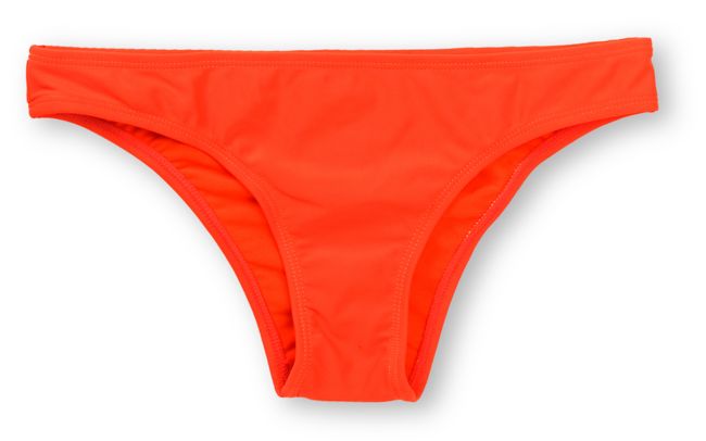 Roxy Surf Essentials Pop Orange Basic Bikini Bottom