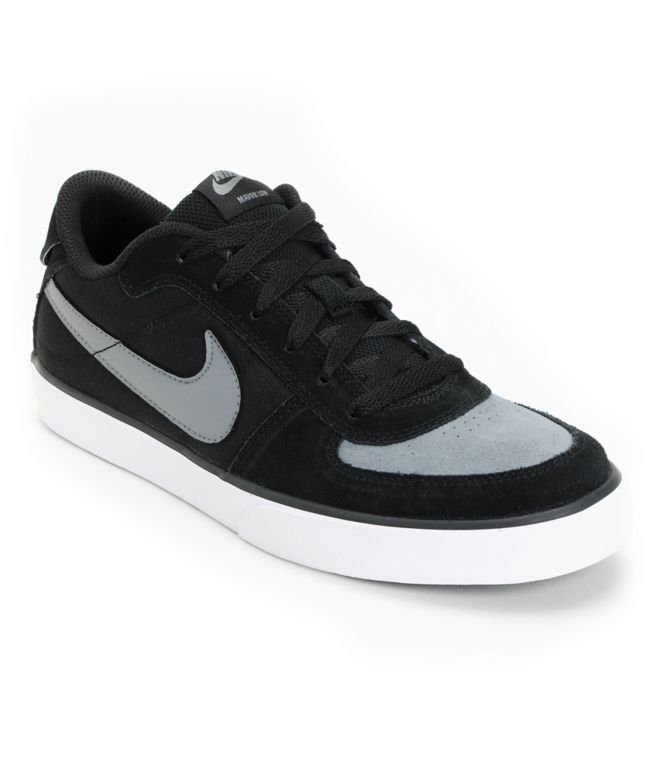 Nike Mavrk Low Black, Cool Grey & White Skate Shoe