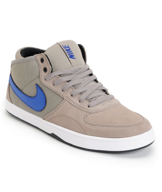 Nike Mavrk Mid 3 Iron & Drenched Blue Skate Shoe