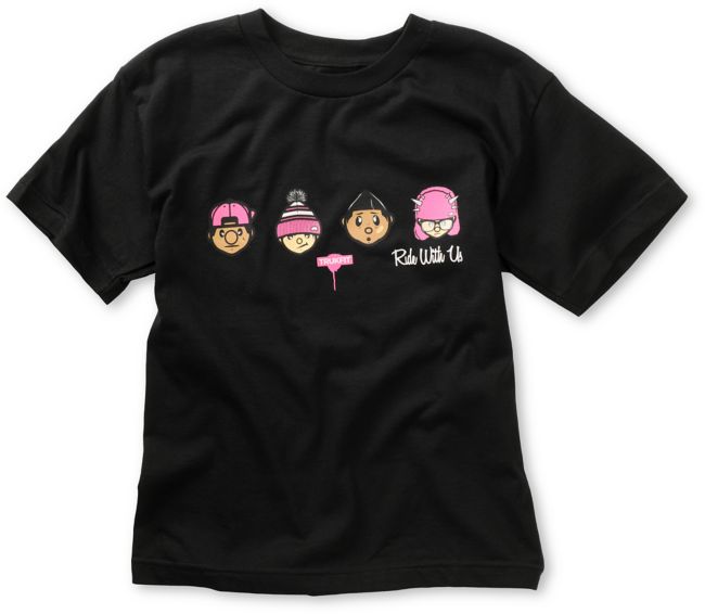 Trukfit Boys Ride With Us Black Tee Shirt