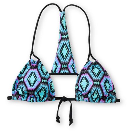Lost Swimwear Maya Tribal Halter Bikini Top