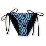 Lost Swimwear Maya Tribal Side Tie Bikini Bottom