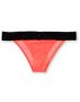Damsel Hot Coral & Black Lace Bikini Bottom