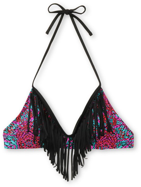 Damsel Stardust Fringe Halter Bikini Top