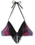 Damsel Stardust Fringe Halter Bikini Top
