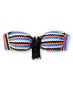 Damsel Momentum Geo Print U-Wire Bandeau Bikini Top