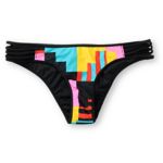 Volcom Girls Block Box Retro Side Strap Bikini Bottom