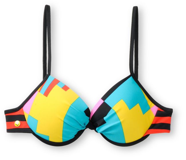 Volcom Girls Block Box Retro Underwire Bikini Top