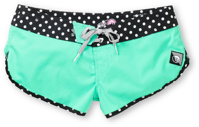 Volcom Girls Sparrow 3 Mint Board Shorts