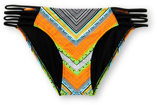 Rip Curl Tiki Goddess Side Strap Hipster Bikini Bottom