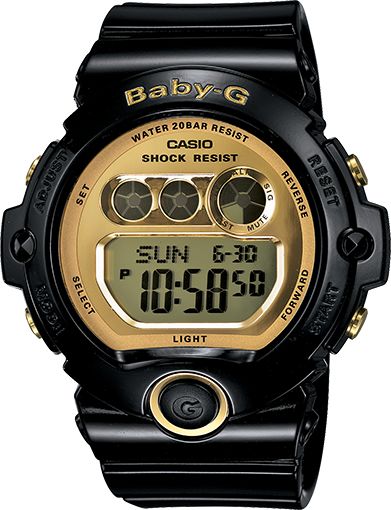 G-Shock BG6901-1 Baby-G Black & Gold Watch