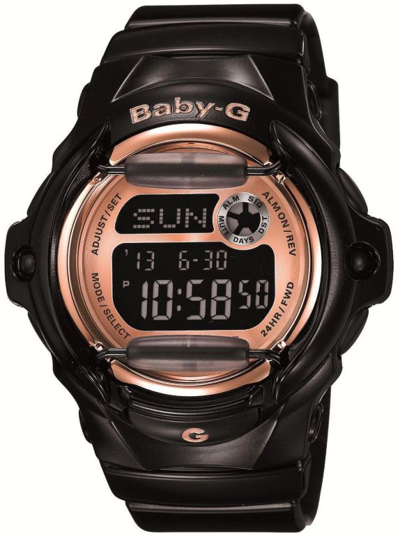 G-Shock BG169G-1 Baby-G Black & Rose Gold Watch