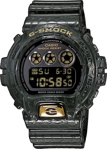 G-Shock DW6900CR-3 LTD Crocodile Texture Green Watch