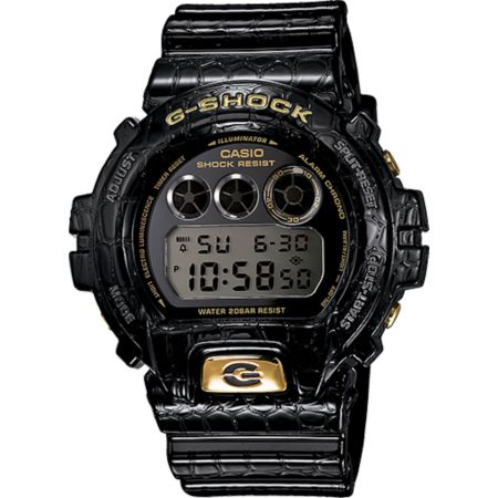 G-Shock DW6900CR-1 LTD Crocodile Texture Black Watch