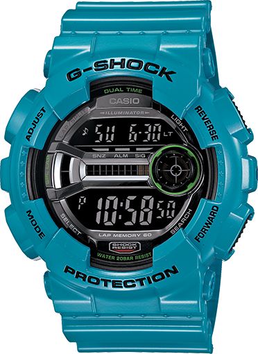 G-Shock GD110-2 Lap Memory 60 Blue Watch