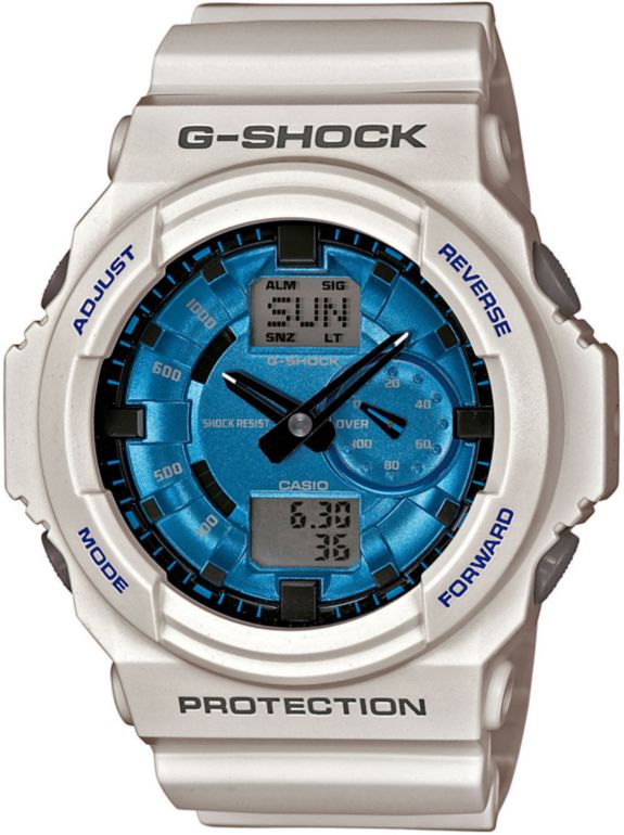 G-Shock GA150MF-7A Metallic Finish White Watch