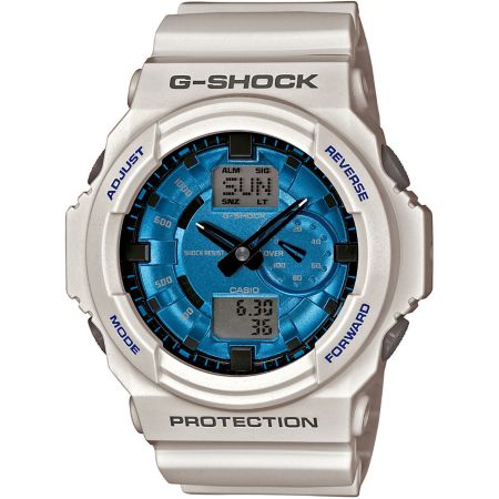 G-Shock GA150MF-7A Metallic Finish White Watch