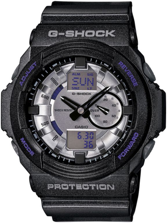 G-Shock GA150MF-8A Metallic Finish Black Watch